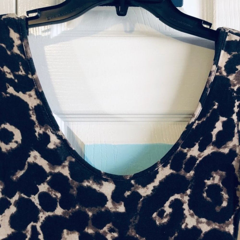 Sexy Leopard Vintage Pin Up Blouse - Picture 3 of 6